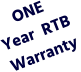 ONE Year  RTB Warranty
